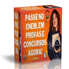 Passe no Enem, em Provas, Concursos Agora! Programa Completo Premium com FORCED