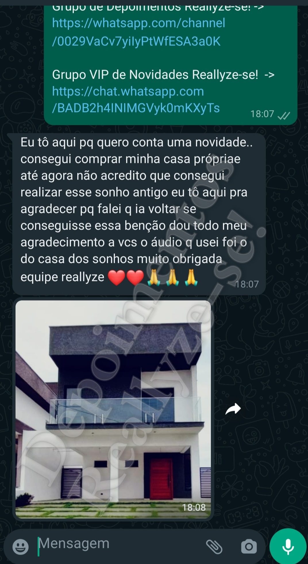 depoimentos reallyze-se